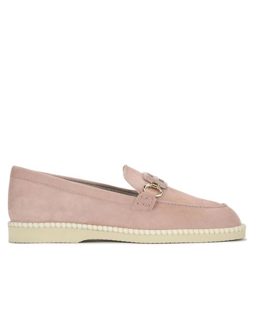 Hogan Pink Wildleder-Loafer