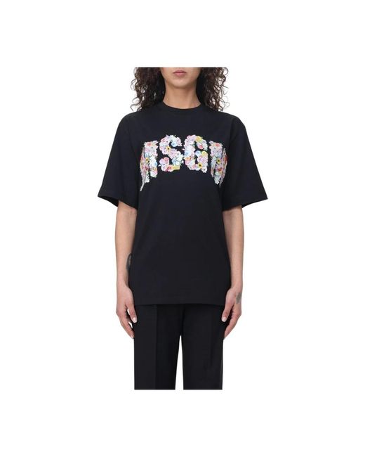 Tops > t-shirts MSGM en coloris Black