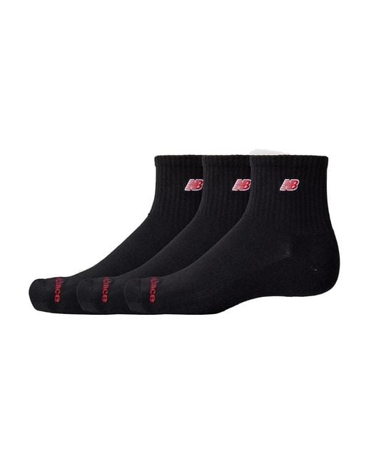 Socks New Balance de hombre de color Black