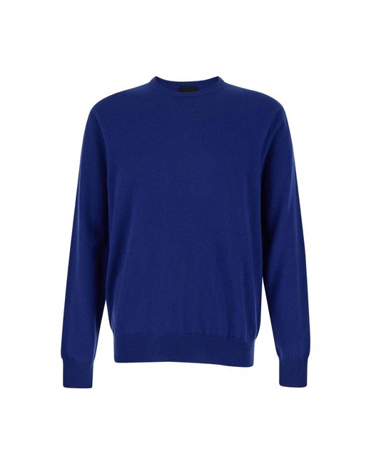 Cashmere Knitwear di Plain Units in Blue da Uomo