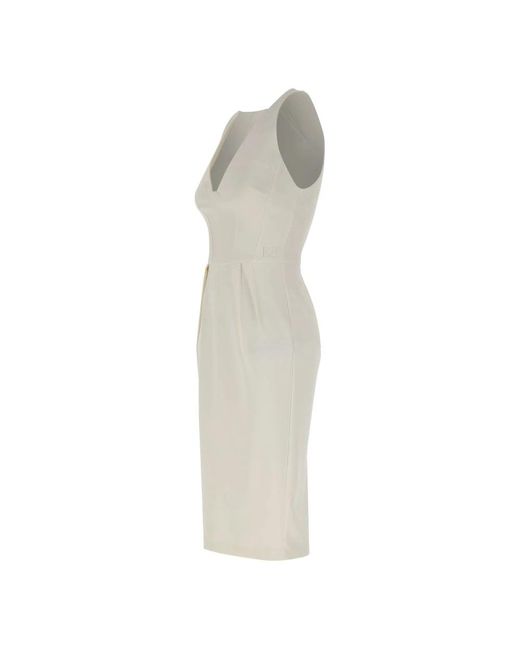 Elisabetta Franchi Natural Midi Dresses