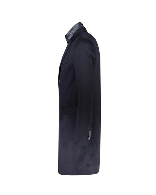 Herno Blue Single-Breasted Coats for men