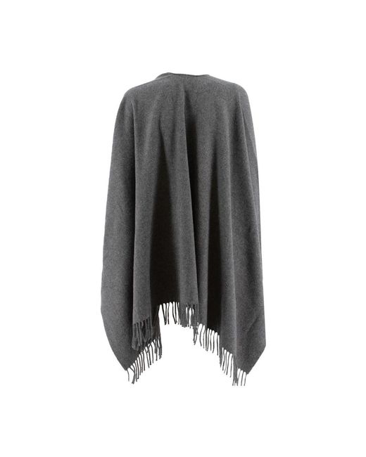 Le Tricot Perugia Gray Ponchos