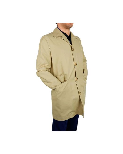 Aquascutum Natural Single-Breasted Coats for men