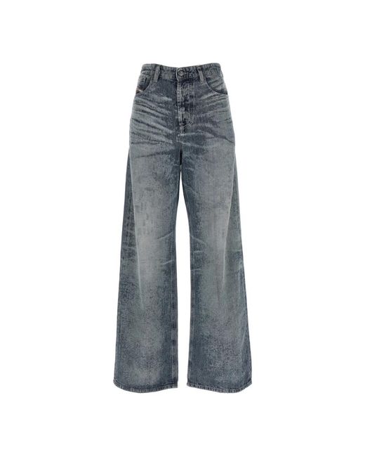 Wide Jeans DIESEL de color Blue