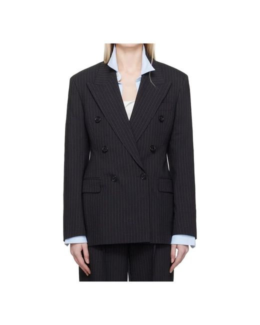 Acne Black Blazers