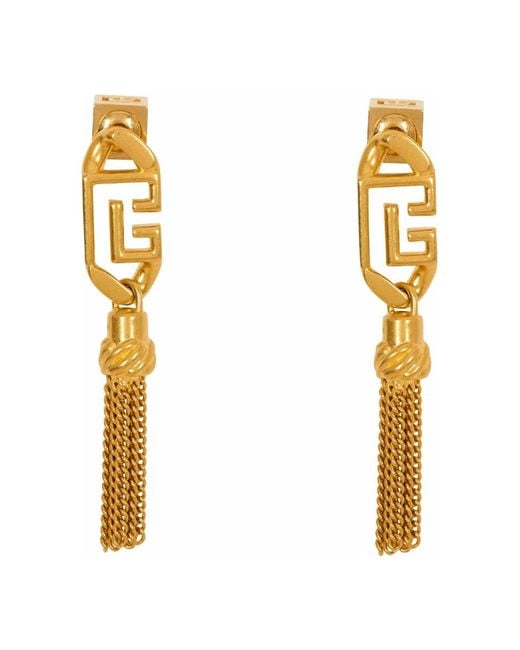 Earrings di Balmain in Metallic