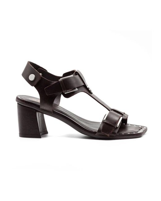 Ash Black High Heel Sandals