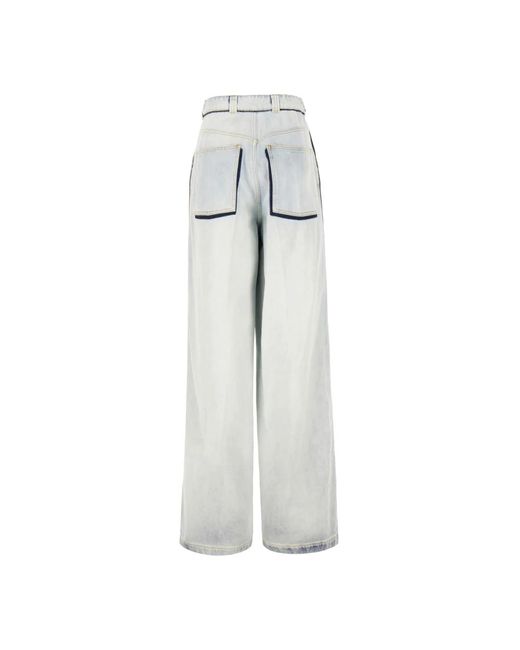 Maison Margiela White Wide trousers