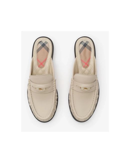 Burberry Mule in het Natural