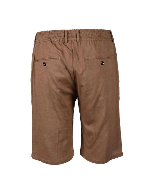 Cruna Leinenmischung bermuda-shorts in Brown für Herren