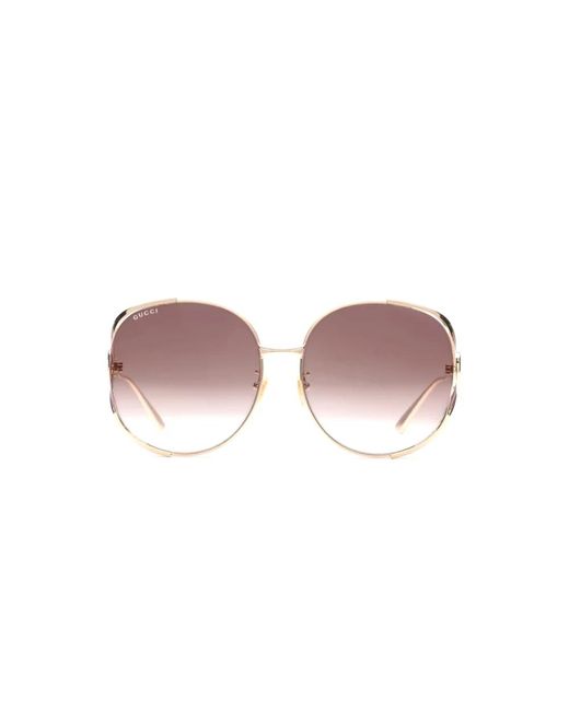 Gucci Pink Stylische sonnenbrille für modefans