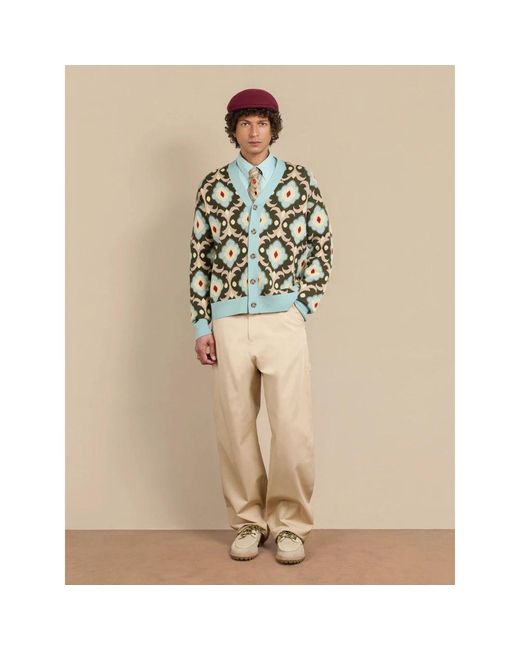 Drole de Monsieur Natural Straight Trousers for men