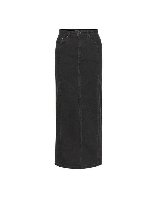 Gestuz Black Denim Skirts