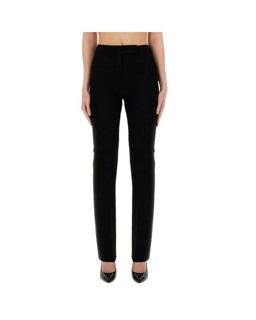 Max Mara Black Slim-Fit Trousers