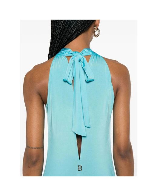 Blugirl Blumarine Blue Bachelor button kleid,midi dresses
