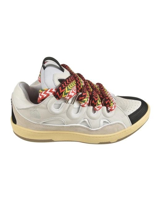 Lanvin White Weiße Sneakers Stylische Freizeitschuhe
