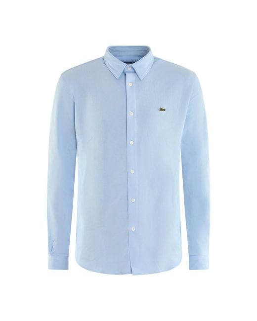 Lacoste Blue Formal Shirts for men