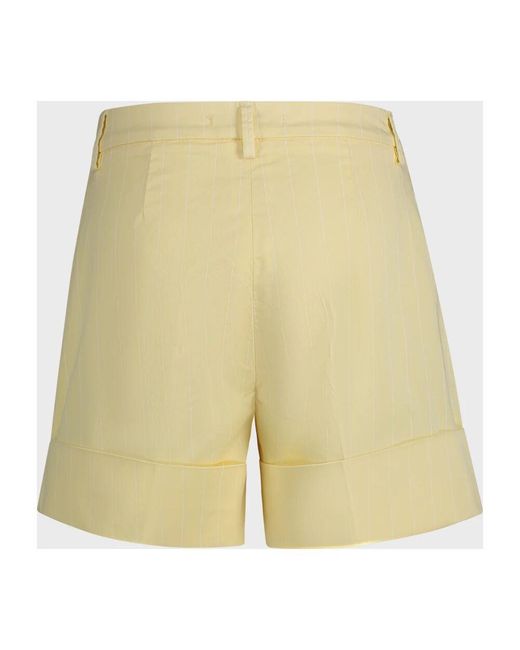 Re-hash Yellow Casual Shorts