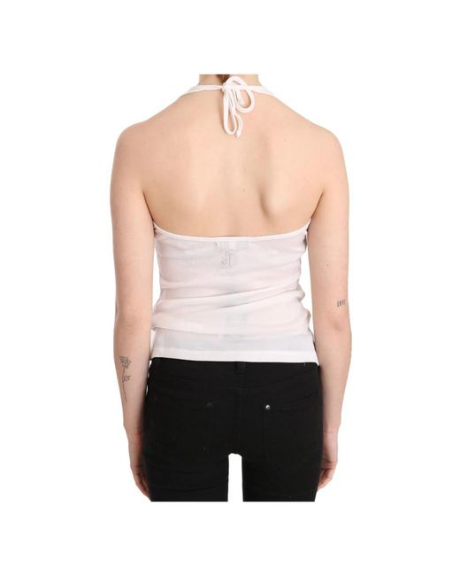Gianfranco Ferré White Sleeveless Tops