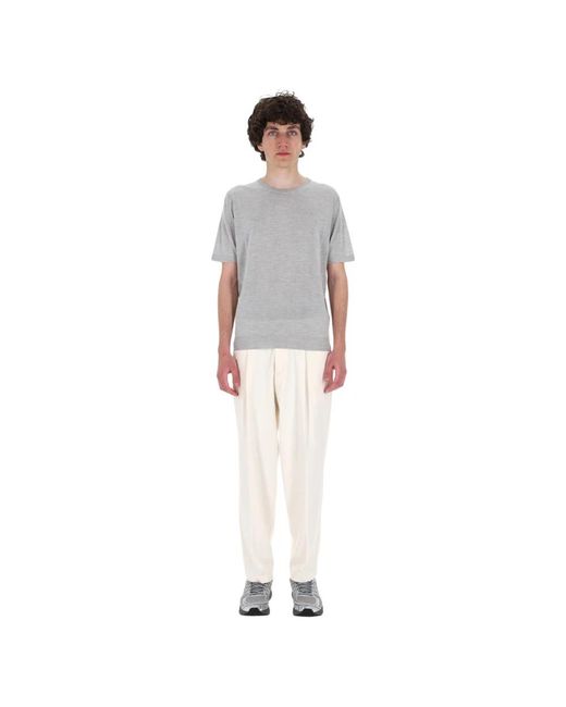 Roberto Collina Gray T-Shirts for men