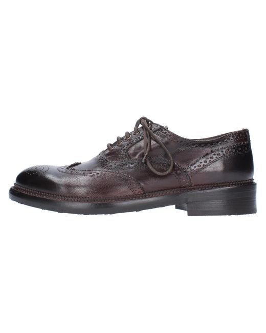 JP/DAVID Brown Laced Shoes for men
