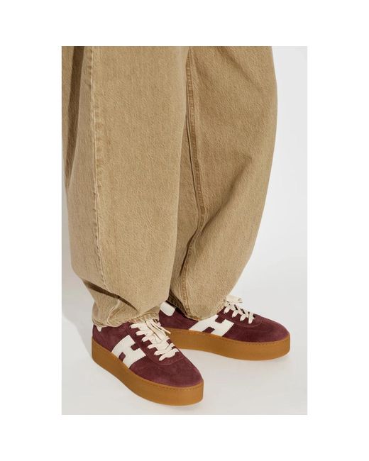 Hogan Brown Sneakers