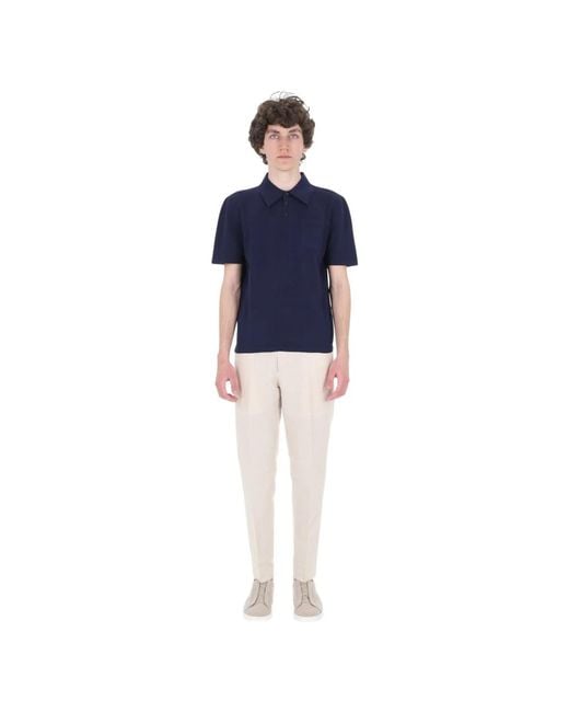 A.P.C. Blue Polo Shirts for men