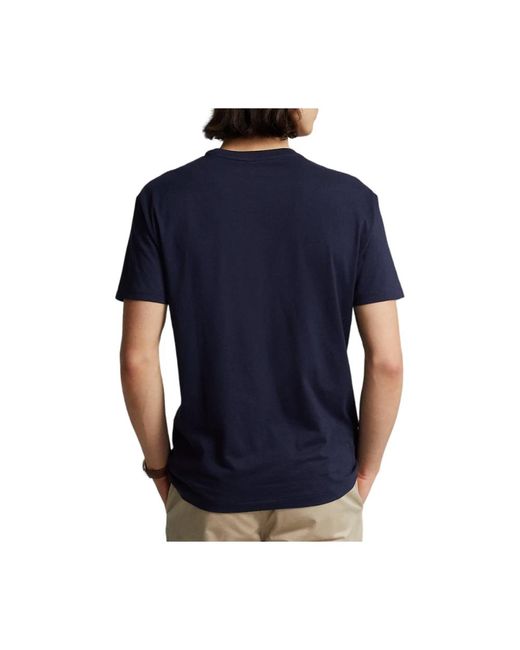 Ralph Lauren Marineblau kurzarm polo shirt in Blue für Herren