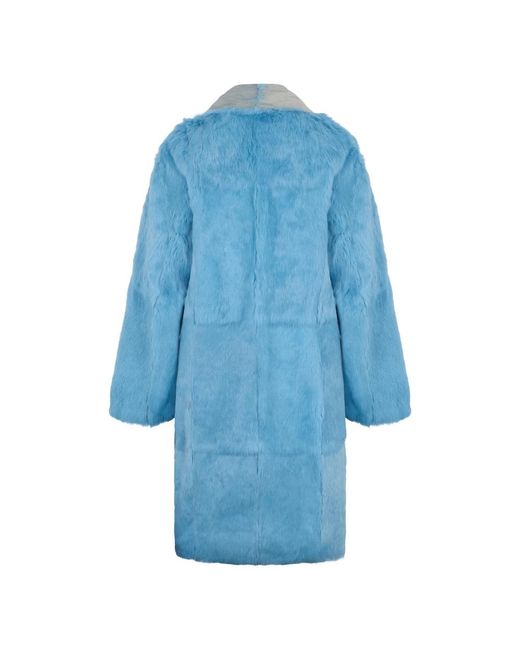 Philosophy Di Lorenzo Serafini Blue Belted Coats
