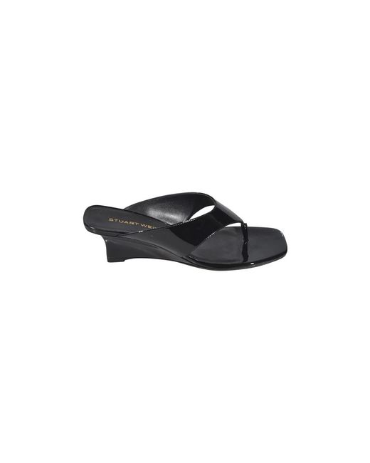 Stuart Weitzman Black Wedges