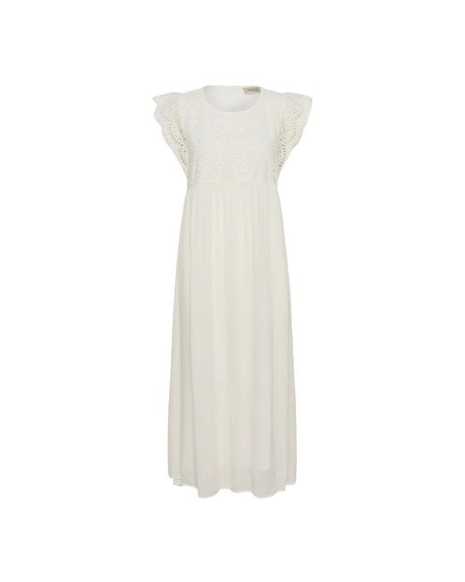Cream White Maxi Dresses