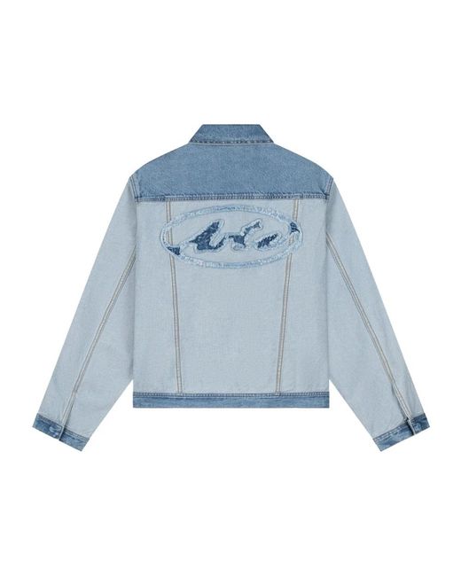 Arte' Denim Inside/Out Jacket in het Blue voor heren