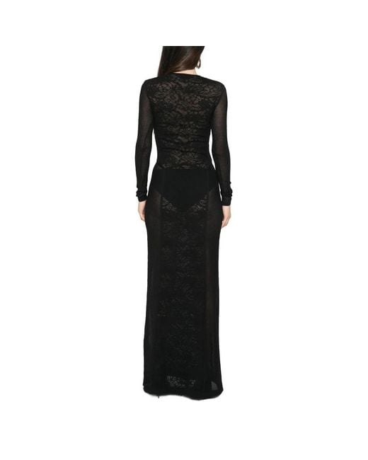 Elisabetta Franchi Black Maxi Dresses