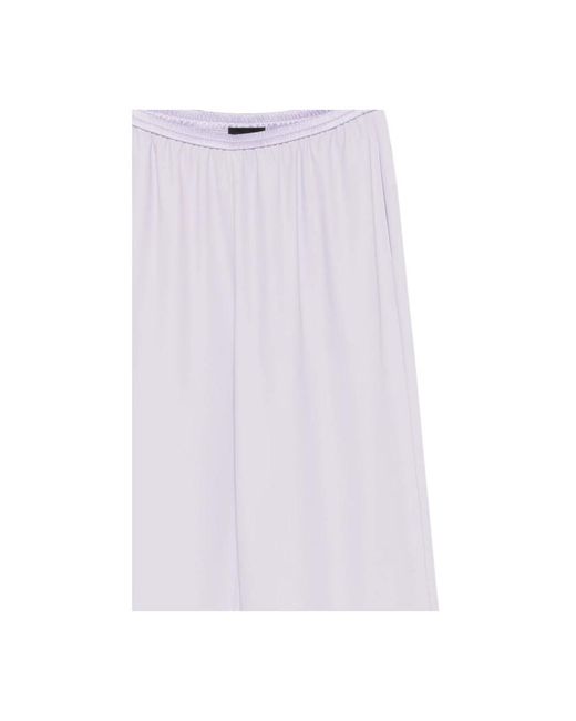 Emporio Armani White Wide Trousers