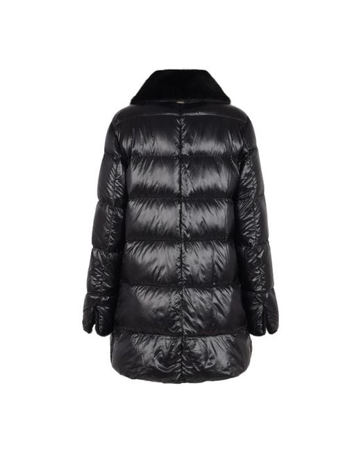 Herno Black Down Jackets