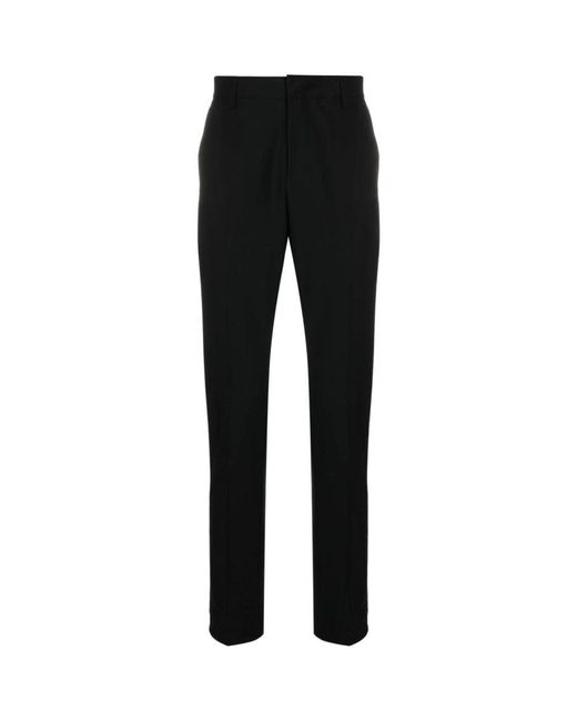 Dondup Schwarze slim-fit maßgeschneiderte hose in Black für Herren