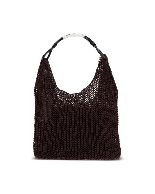 Plan C Black Handbags