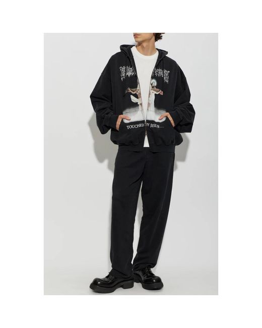 Zip-Throughs Vetements de hombre de color Black