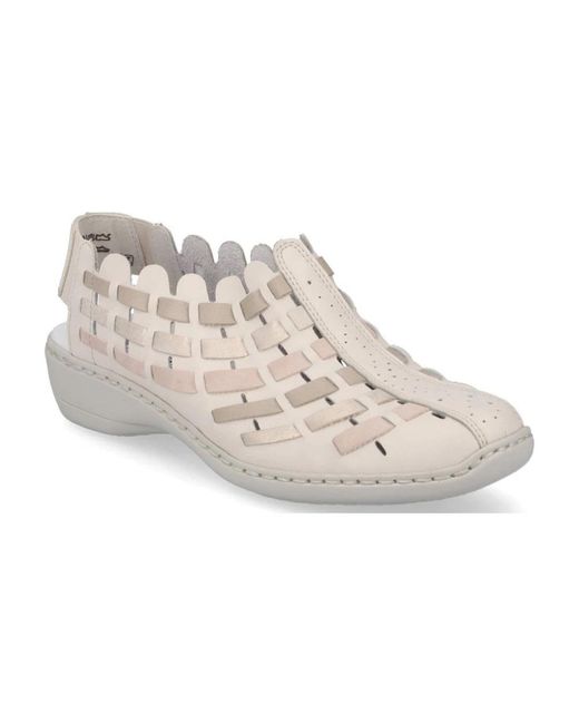 Rieker Schoenen Casual Platte Sandalen in het Pink