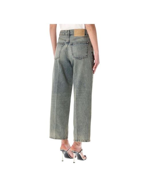 Haikure Gray Cropped Jeans