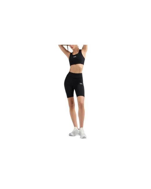 EA7 Black Basic Tops