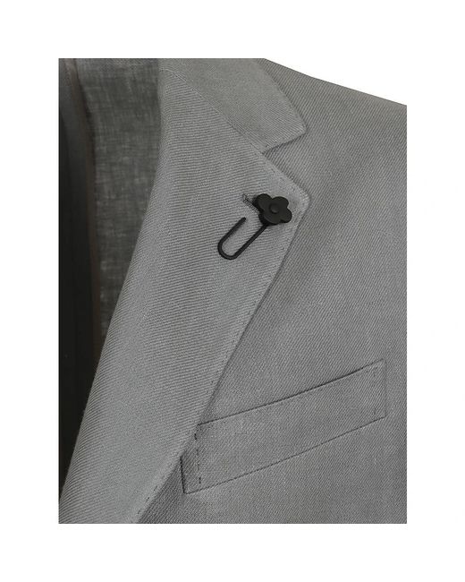 Lardini Gray Single Breasted Suits for men