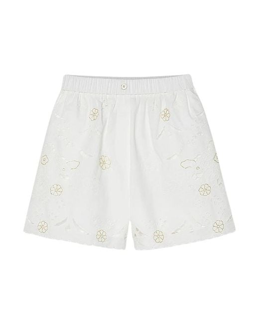 Forte_forte White Casual Shorts