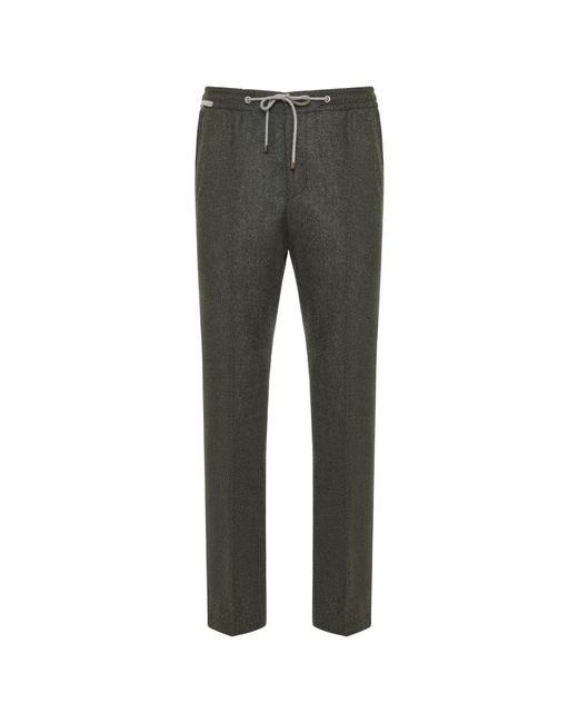 Straight Trousers Corneliani de hombre de color Gray