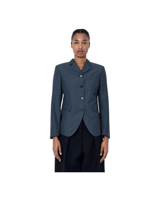 Jil Sander Blue Blazers