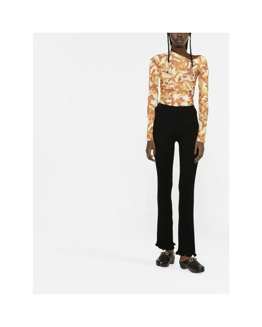 Rabanne Black Wide Trousers