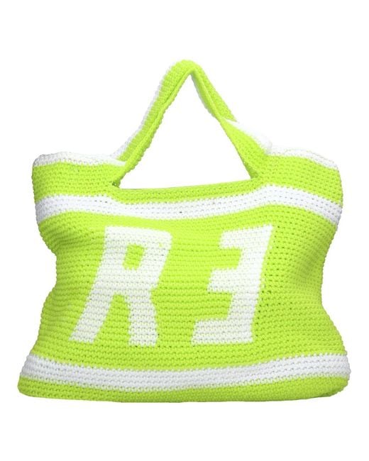 Rebelle Green Shopping Bags