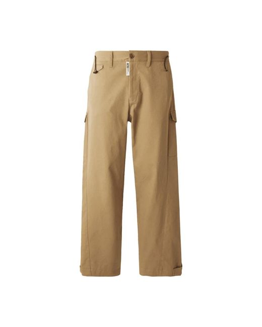 Straight Trousers di Gcds in Natural da Uomo