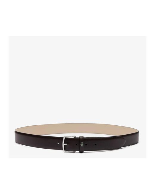 Lacoste Core collection brauner gürtel in Black für Herren